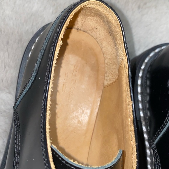 Rag & Bone Saxon Zip Front Leather Oxford Loafers Size 40 - Picture 3 of 7